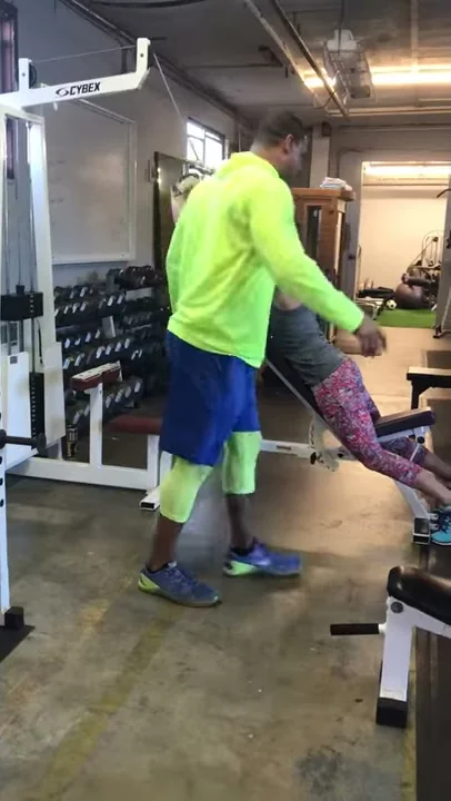 Lat pull downs with Jeffrey Culp at Culps ATPC