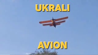 ukrali avion