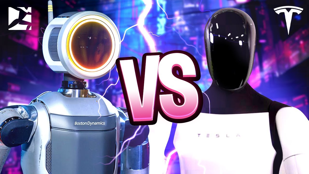 Robotic Rivals Robotic Rivals: Boston Dynamics' Electric Atlas vs. Tesla's Optimus ...