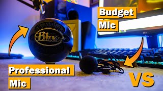 Blue Snowball Ice VS Cheap Lavalier Mic Comparision | Is Worth To Buy Blue Snowball Ice Mic [Hindi]
