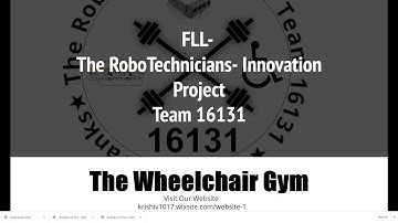 FLL Replay: The RoboTechnicians Innovation Project