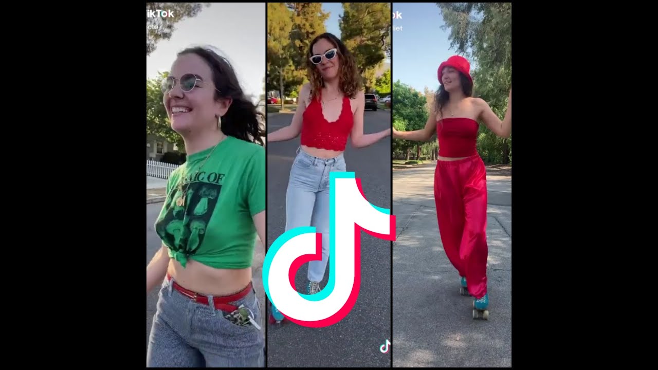 Tik Tok ROLLER SKATE GIRL PATINS 2020 YouTube