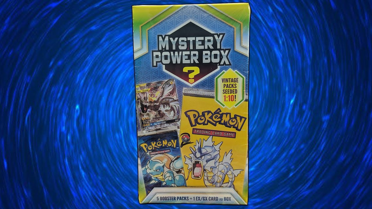 1 In 10 Vintage Packs Pokemon Mystery Power Box Opening