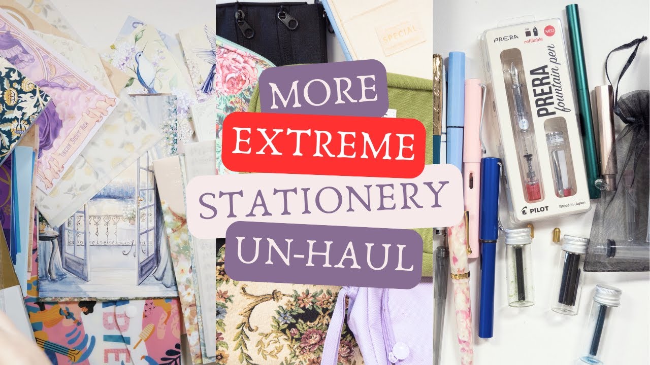 Finally Decluttering My Stationery - Part 2: The Hidden Stash (Stickers, Pens, Paper & More)