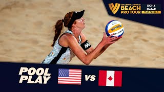 Hughes/Cheng vs. Melissa/Brandie - Day 1 Highlights | Doha Finals 2023 #BeachProTour