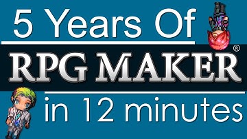 My 5 Years of RPG Maker (Games, Dev, Community & Drama) - in 12 Minutes