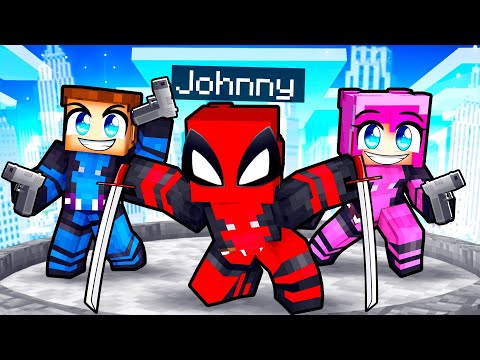 Having a DEADPOOL FAMILY in Minecraft!