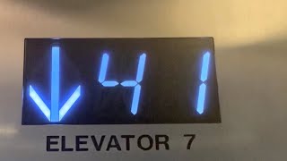 AMAZING Otis Series M2 traction mid/high rise elevators @ Marriott Marquis Downtown Atlanta, GA