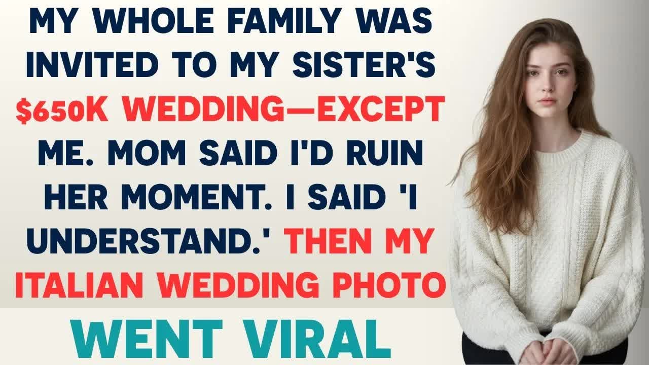 Uninvited From My Sister’S Wedding, I Staged My Own Fairytale In Italy—Then It Went Viral