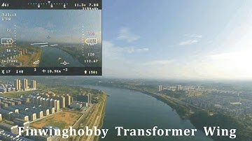 Finwinghobby Transformer Wing F44 XiangJiang River HD FPV OSD Footage