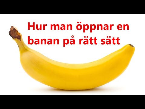 Video: Hur Man öppnar En Banan