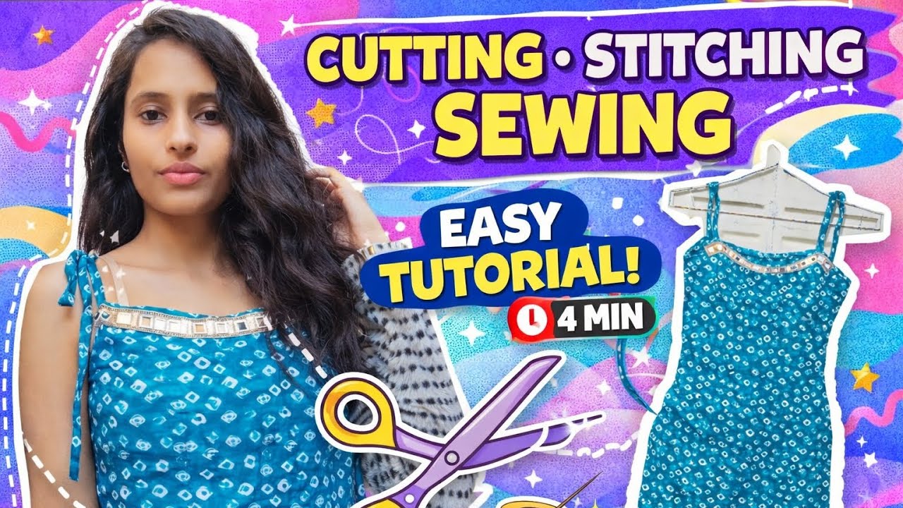 No Tailor Needed! Easy Suit Cutting & Sewing at Home 🧵