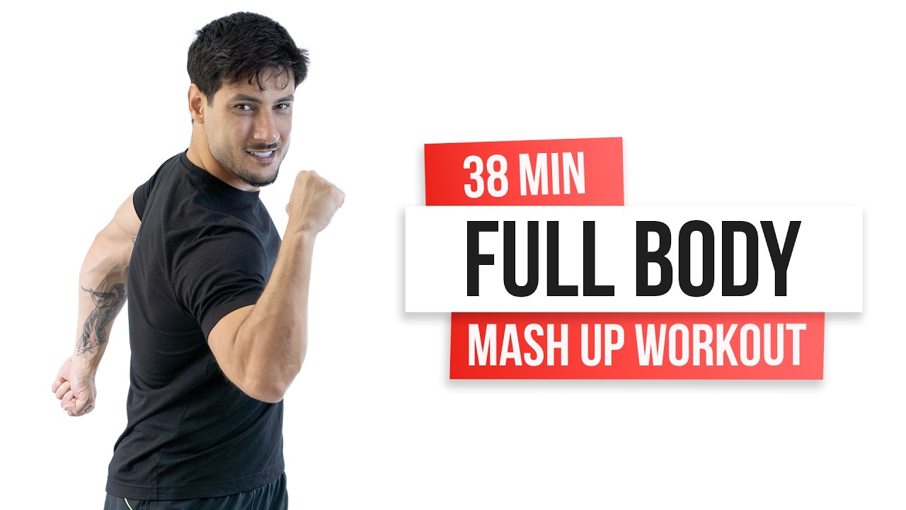 38 MIN INTENSE MASHUP HIIT WORKOUT – High Intensity, No Equipment 🔥