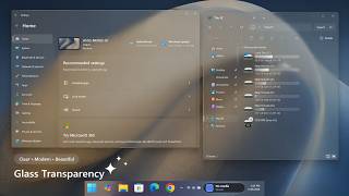 🔥 I Turned Windows 11 Settings Into a Stunning Glass UI! 🤯 | Blur Glass Customization (2026) | ®™ | screenshot 5