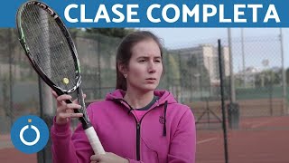 Clases de TENIS para PRINCIPIANTES 🎾 (Saque + Revés + Smash y