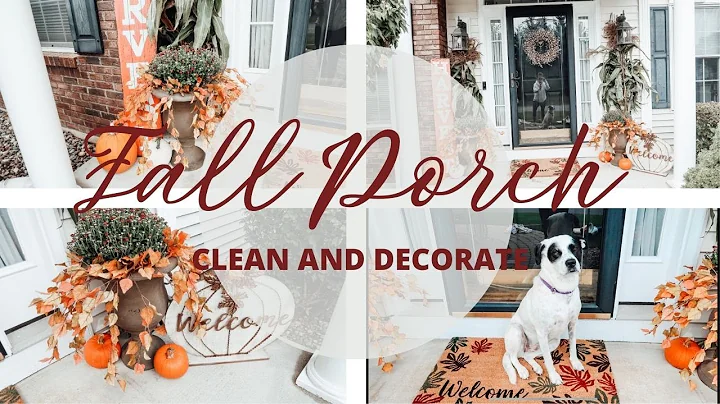 FALL SMALL FRONT PORCH DECOR IDEAS 2021 | CLEAN AN...