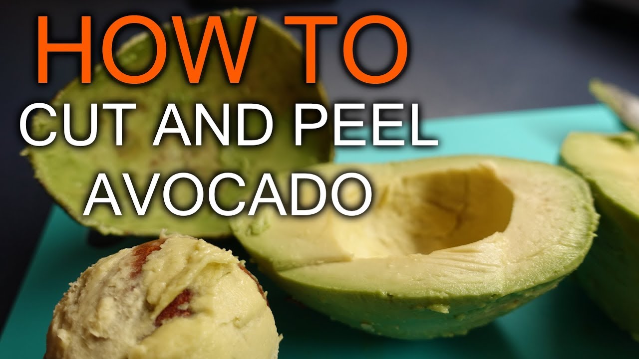 How to cut and peel Avocado - YouTube