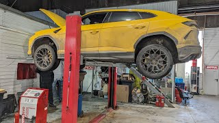Замена масла в АКПП Lamborghini Urus ZF 8hp95