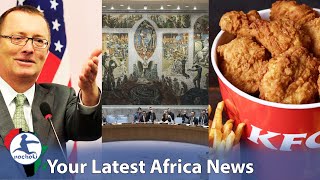 U.S. Special Envoy Lose Job for Africa Screwup, Gabon Ghana Join UN Security Council, KFC Buckle