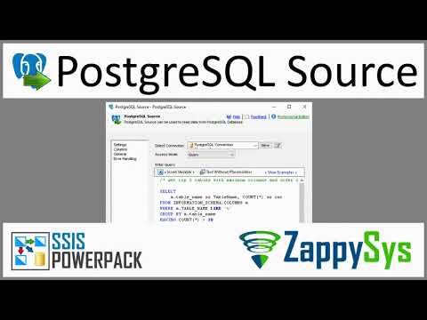 SSIS PostgreSQL Source - Fast Read PostgreSQL data and Upsert into MS SQL Server
