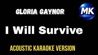 Download lagu I Will Survive – Gloria Gaynor | Acoustic Guitar Karaoke (Instrumental with Lyrics)