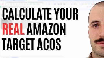 Amazon PPC Target Acos Calculation   30 September 2025