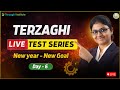 🔴Kickstart 2026 🚀 | Terzaghi Institute Civil Live Test Series – Day 6 | New Year, New Goal 🎯