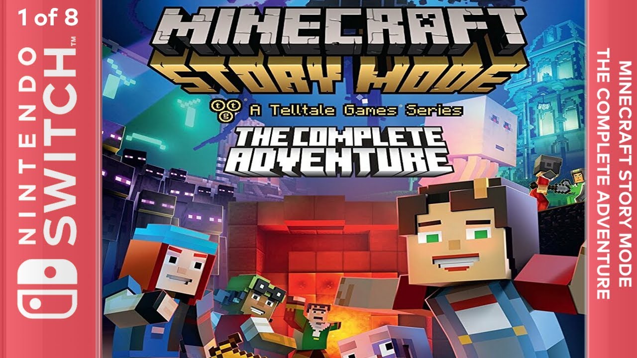 Minecraft: Story Mode The Complete Adventure Telltale Nintendo Switch