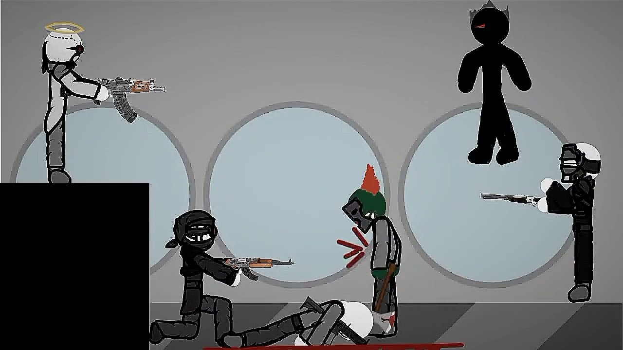 Драка Маднесс комбат || рисуем мультфильмы 2 - YouTube