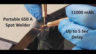 Portable 650 Amp Spot Welder Lcd Screen Joetecktips