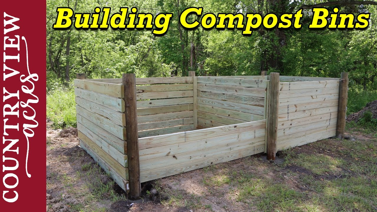 Building Compost Bins for Livestock Waste 