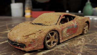 Restoration Abandoned Ferrari 458 Model Car