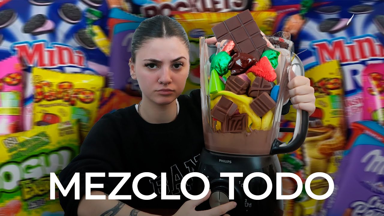 MEZCLÉ MIS GOLOSINAS FAVORITAS PARA HACER UNA SOLA