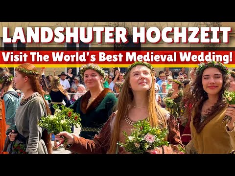 AUTHENTIC! American's Experience Germany's Best Medieval Festival. Landshutter Hochzeit. Landshut