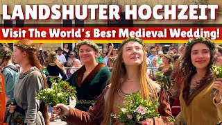 AUTHENTIC! American's Experience Germany's Best Medieval Festival. Landshuter Hochzeit. Landshut