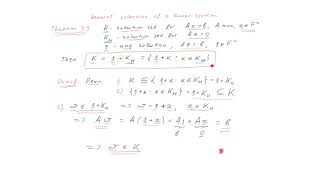 7-4 - General solution of a linear system - Theorem 3.9