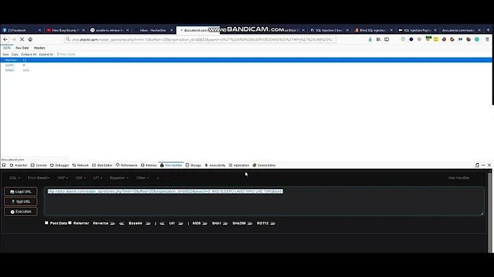 Time Based Sql Injection | Parameter = search (GET) | POC #sqli #sqlinjection #bugbounty