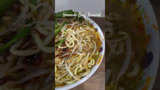Homade Beef Ramen