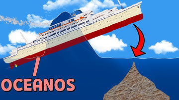 MTS Oceanos VS Tsunami and Reef ◉ Floating Sandbox