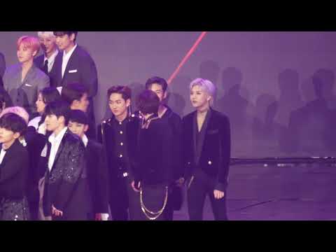 뉴이스트W 렌 (최민기) 서울가요대상 (서가대) 엔딩 직캠 20190115