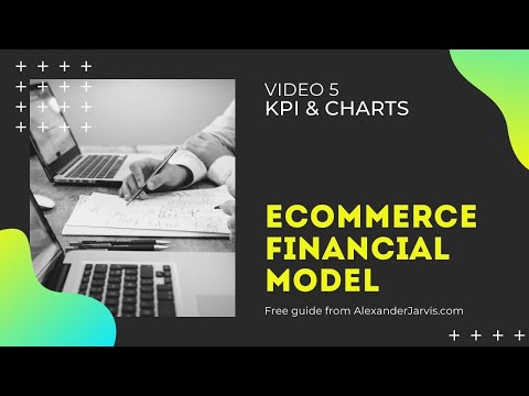 Ecommerce financial model KPI and charts 5