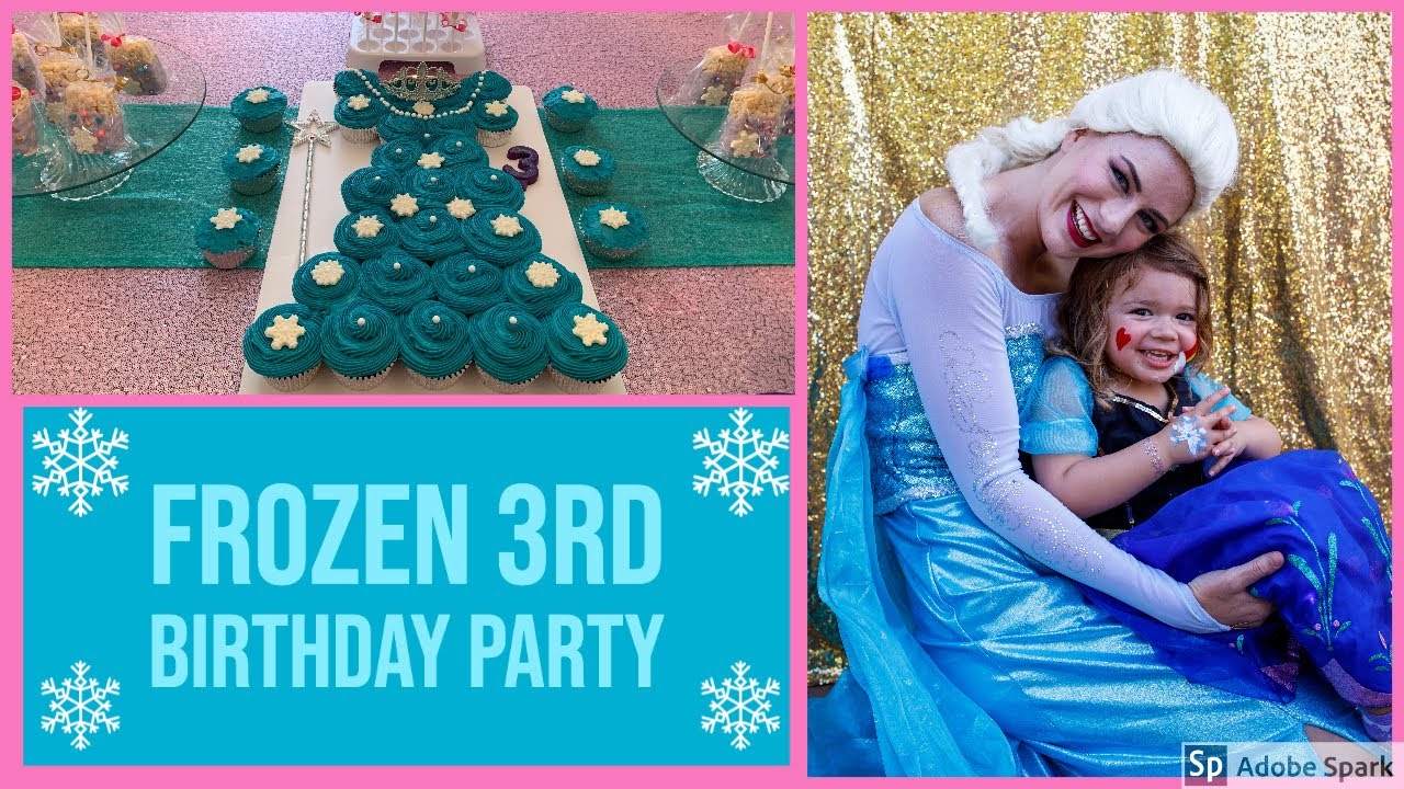 FROZEN BIRTHDAY PARTY WITH ELSA | BROOKLYNS 3RD BIRTHDAY