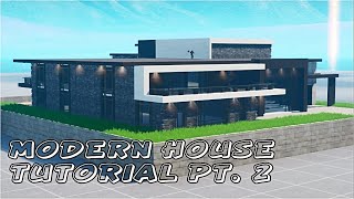 Modern House in Fortnite | Fortnite Creative Tutorial Pt. 2 (Speed Build)