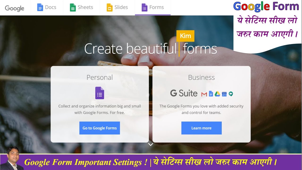 Google Form Important Settings | Google Form Quiz | How to make online ...