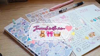 Full — journal with me 🍀 | ✎ asmr, cozy, relax, stickers ✨️🎀 Update