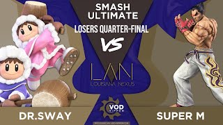 Dr.Sway (Ice Climbers) vs Super M (Kazuya) - Losers Quarter-Final - LA Super Nexus VII