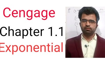 Cengage Series / Exponential Function / Exercise 1.1/  Solved By Karan Parwani