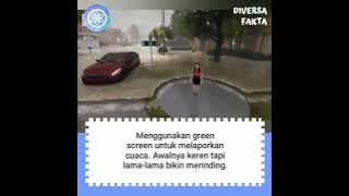 KEREN PENYIARAN BERITA BANJIR MENGGUNAKAN GREEN SCREEN ,TAPI SEREM