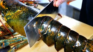 New York City Food - GIANT BLACK PEPPER LOBSTER Laut Seafood NYC