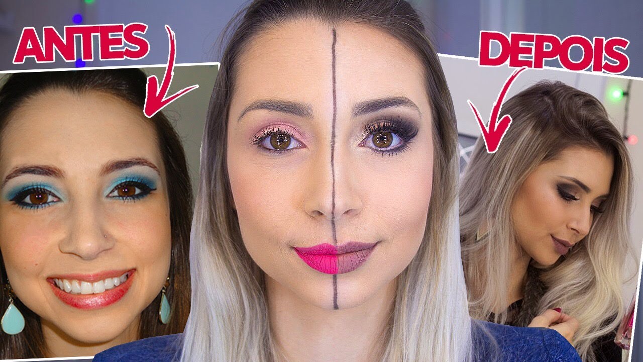 COMO EU ME MAQUIAVA ANTES VS AGORA | #JanaTodoDia17